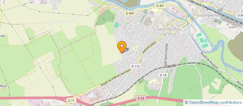 localisation de l'entreprise SCI VINCELO  SAINT-NICOLAS-DE-PORT