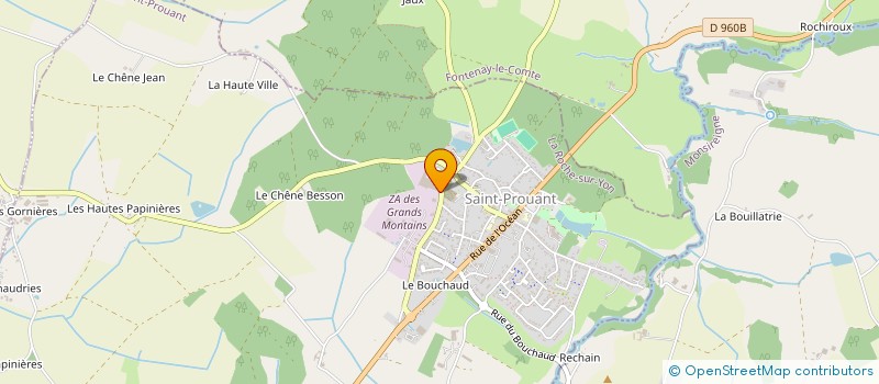 localisation de l'entreprise SCI VINCENDEAU  SAINT-PROUANT