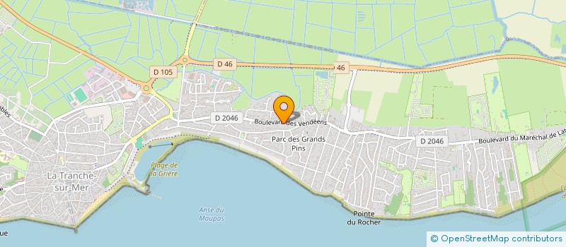 localisation de l'entreprise SCI VINCENDEAU ET FILS à LA TRANCHE-SUR-MER