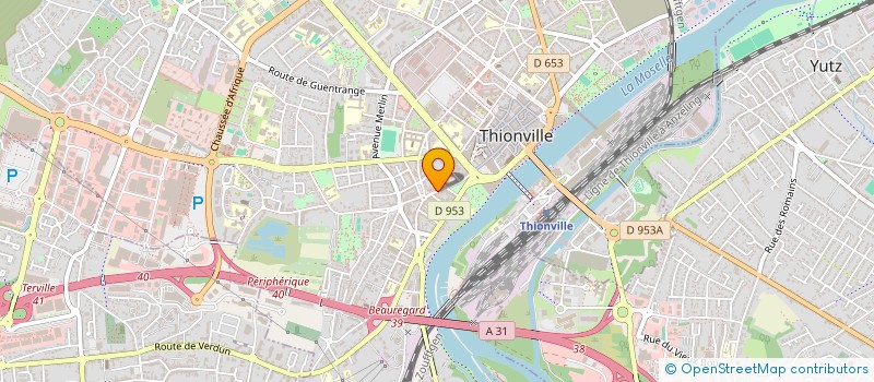 localisation de l'entreprise SCI VINCENDIA à THIONVILLE