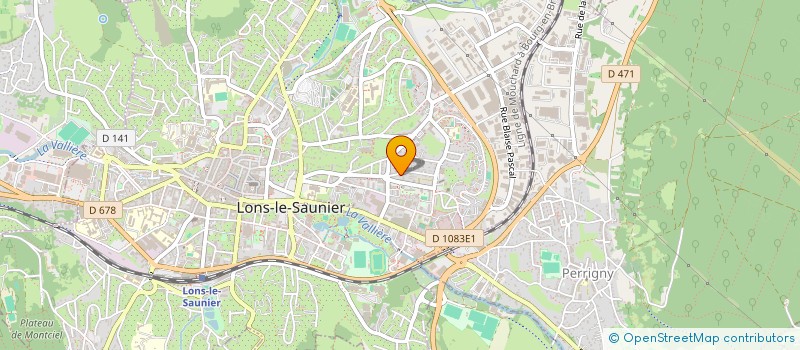 localisation de l'entreprise SCI VINCENNES  LONS-LE-SAUNIER