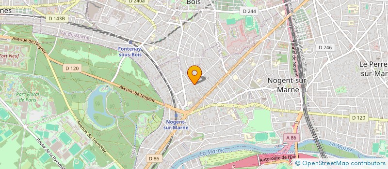 localisation de l'entreprise SCI VINCENNES à NOGENT-SUR-MARNE