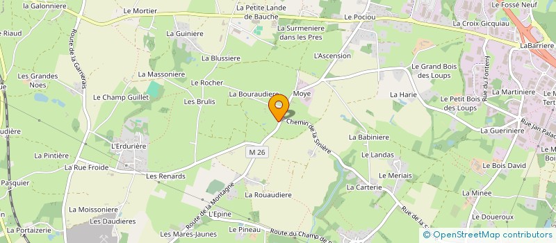 localisation de l'entreprise SCI VINCENT à COUERON
