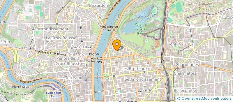 localisation de l'entreprise SCI VINCENT  LYON