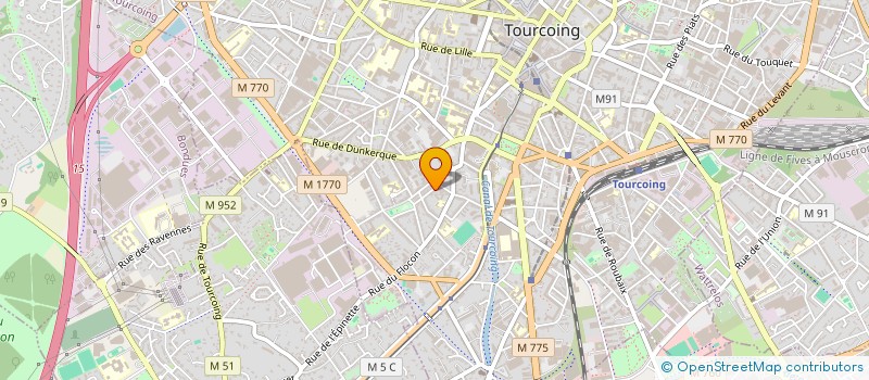 localisation de l'entreprise SCI VINCENT  TOURCOING