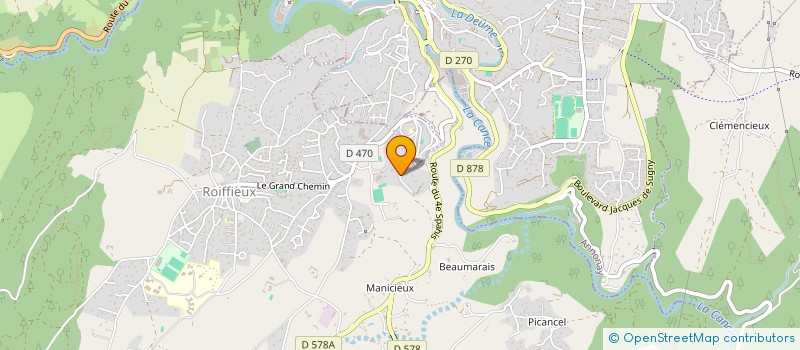 localisation de l'entreprise SCI VINCENT  ROIFFIEUX