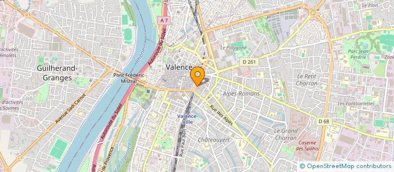 localisation de l'entreprise SCI VINCENT à VALENCE