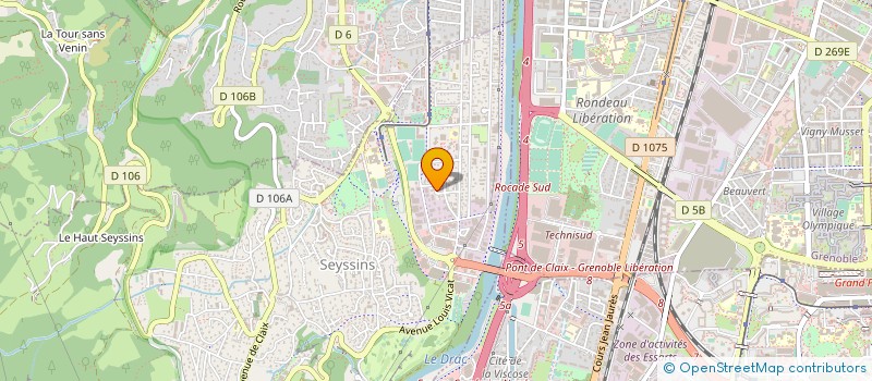 localisation de l'entreprise SCI VINCENT à SEYSSINS