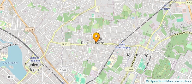 localisation de l'entreprise SCI VINCENT & ANNIE  DEUIL-LA-BARRE