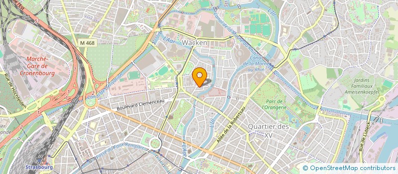 localisation de l'entreprise SCI VINCENT BIARD  STRASBOURG