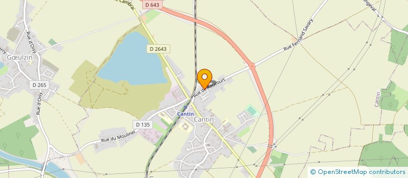 localisation de l'entreprise SCI VINCENT CUVELLIER  CANTIN
