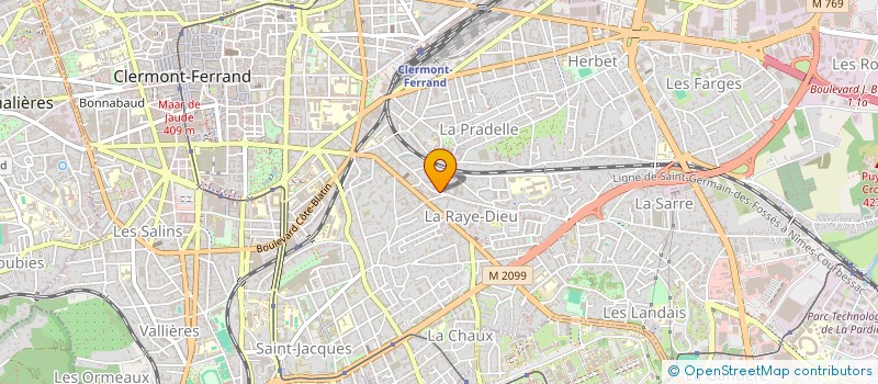 localisation de l'entreprise SCI VINCENT D INDY  CLERMONT-FERRAND