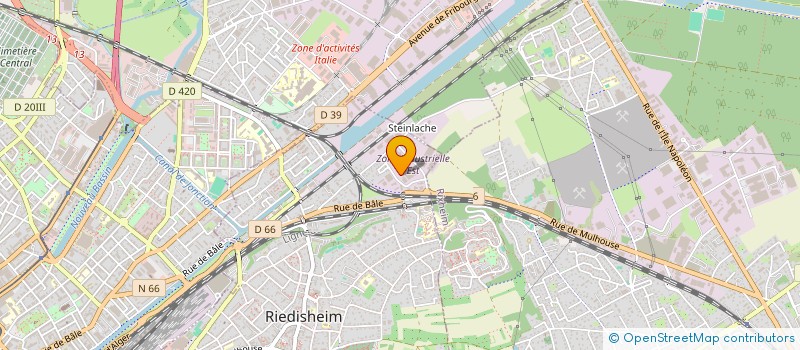 localisation de l'entreprise SCI VINCENT DELFRED  RIEDISHEIM