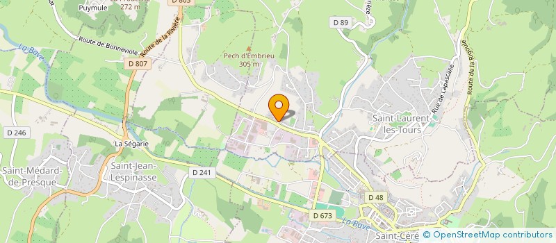 localisation de l'entreprise SCI VINCENT DESPREZ VALOGNES  SAINT-LAURENT-LES-TOURS