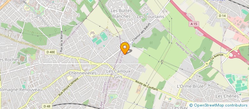 localisation de l'entreprise SCI VINCENT DUTREMEZ  HERBLAY-SUR-SEINE