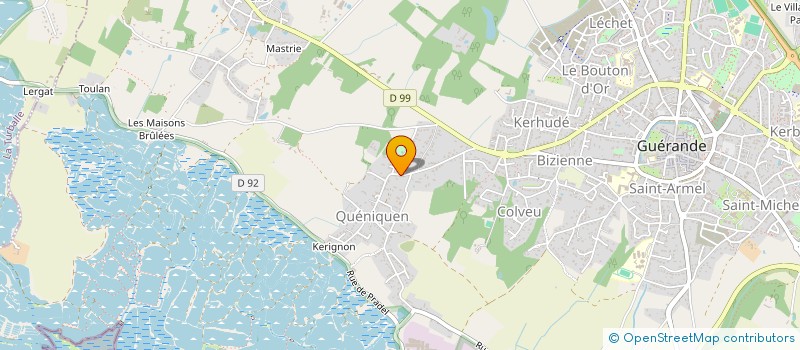 localisation de l'entreprise SCI VINCENT ET CORALIE DE VIRY  GUERANDE