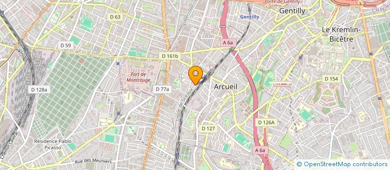 localisation de l'entreprise SCI VINCENT HERA  ARCUEIL