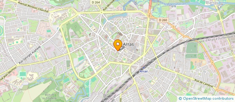 localisation de l'entreprise SCI VINCENT IMMOBILIER à ARRAS