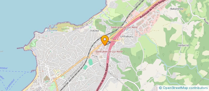 localisation de l'entreprise SCI VINCENT LAFOURCADE  SAINT-JEAN-DE-LUZ