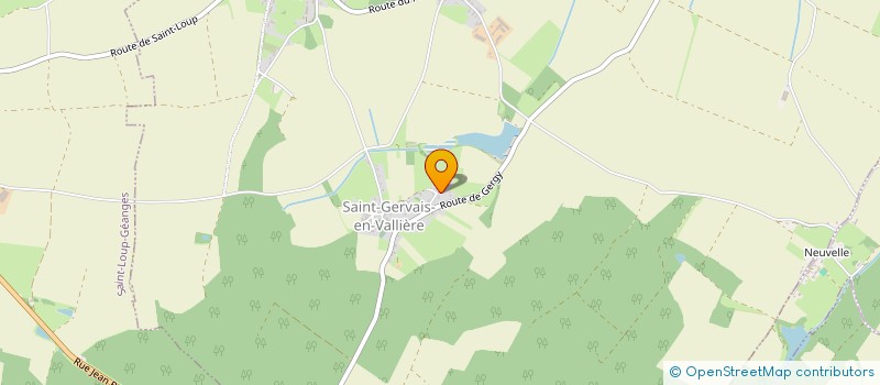 localisation de l'entreprise SCI VINCENT NICOLAS  SAINT-GERVAIS-EN-VALLIERE