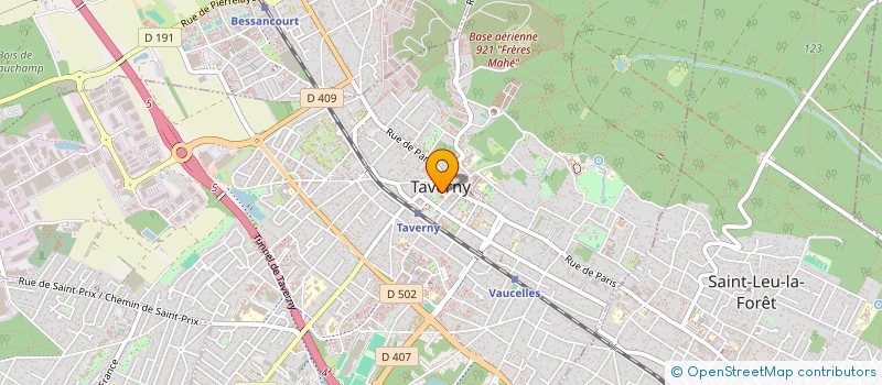 localisation de l'entreprise SCI VINCENT PAUL ANTOINE  TAVERNY