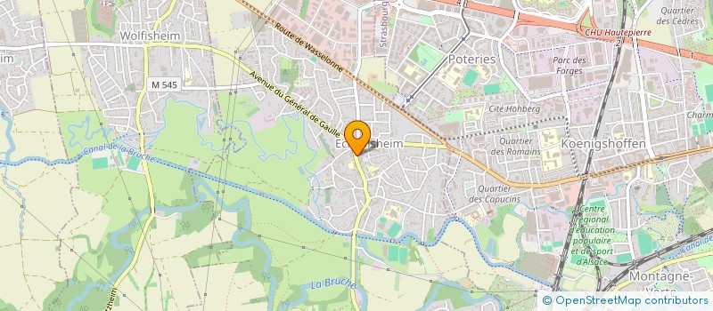 localisation de l'entreprise SCI VINCENT'S  ECKBOLSHEIM