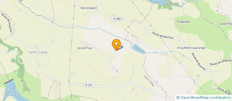 localisation de l'entreprise SCI VINCENT -SAGOT  SAINT-SALVY