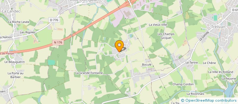 localisation de l'entreprise SCI VINCEVAL  VILDE-GUINGALAN