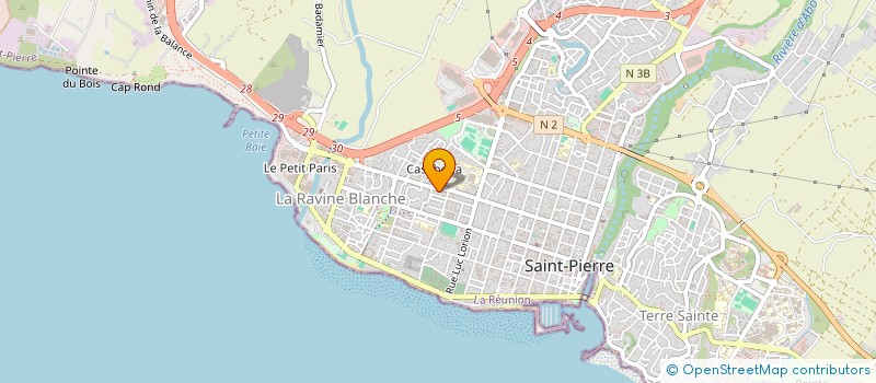 localisation de l'entreprise SCI VINCHON à SAINT-PIERRE