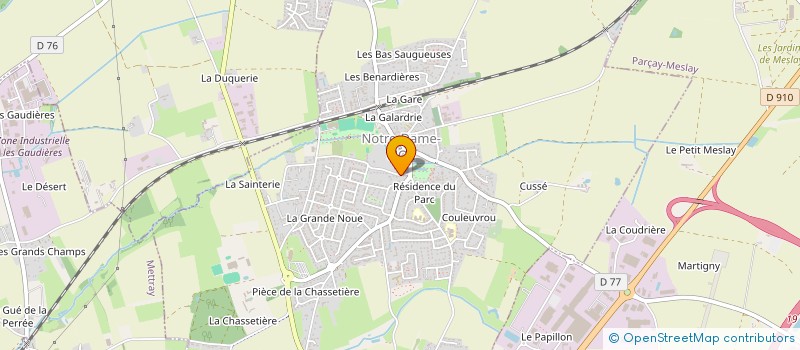 localisation de l'entreprise SCI VINCI à NOTRE-DAME-D'OE