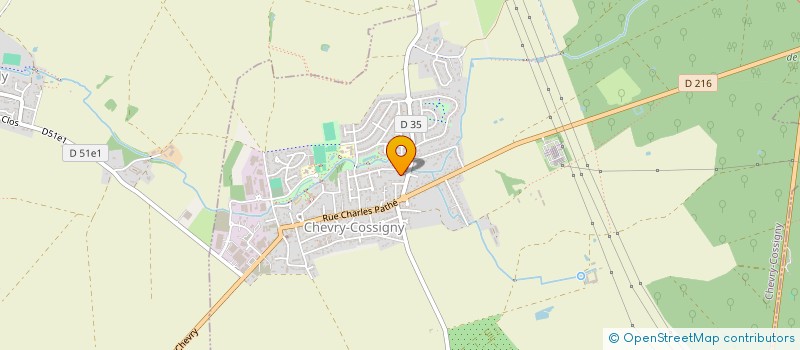 localisation de l'entreprise SCI VINCI  CHEVRY-COSSIGNY