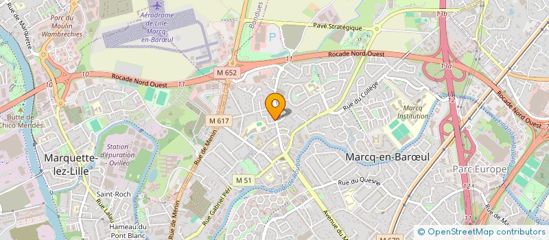 localisation de l'entreprise SCI VINCLY SAINT HILAIRE à MARCQ-EN-BARŒUL