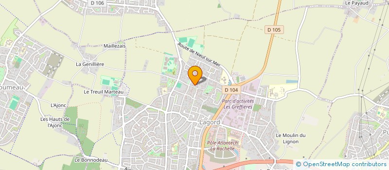 localisation de l'entreprise SCI VINCO  LAGORD