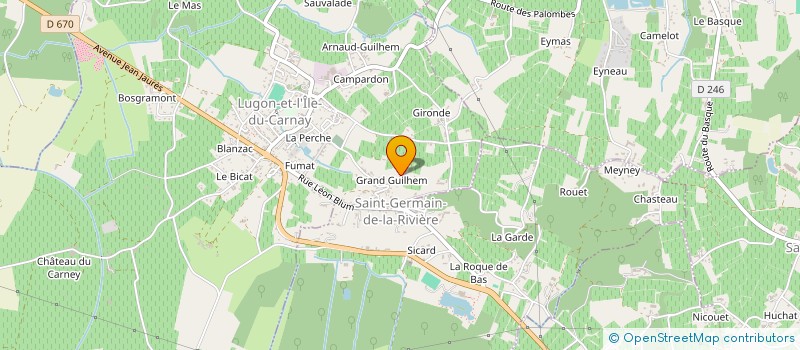 localisation de l'entreprise SCI VINCRIS  LUGON-ET-L'ILE-DU-CARNAY