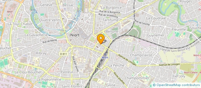 localisation de l'entreprise SCI VINCYANN à NIORT
