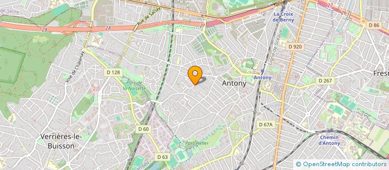 localisation de l'entreprise SCI VINCYANN à ANTONY