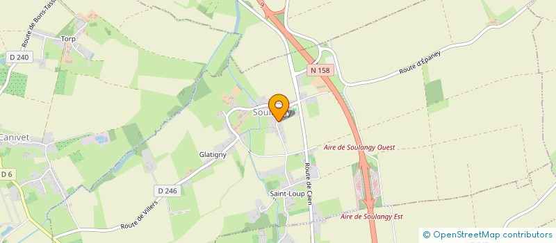 localisation de l'entreprise SCI VINCYL  SOULANGY