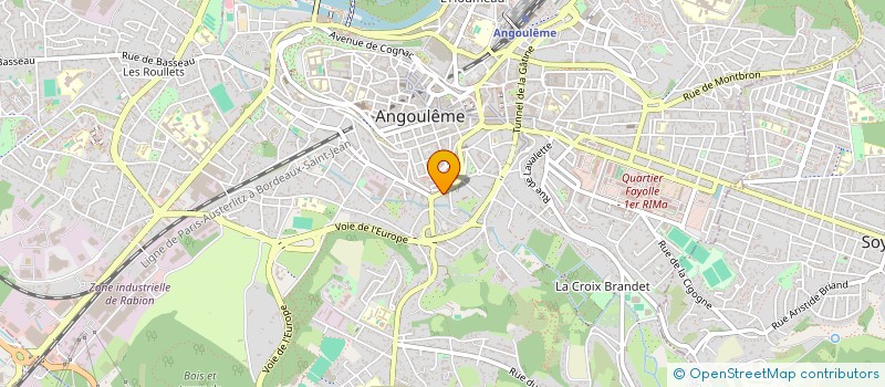 localisation de l'entreprise SCI VINDEL à ANGOULEME