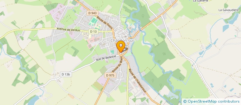 localisation de l'entreprise SCI VINDRAS à CHATILLON-SUR-INDRE