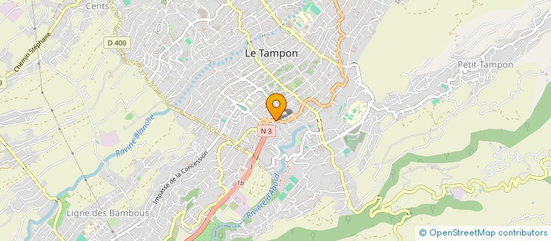 localisation de l'entreprise SCI VINELY  LE TAMPON