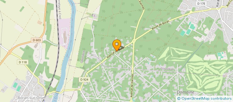 localisation de l'entreprise SCI VINEUIL  GOUVIEUX