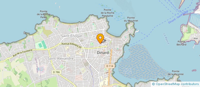 localisation de l'entreprise SCI VINFAJU  DINARD