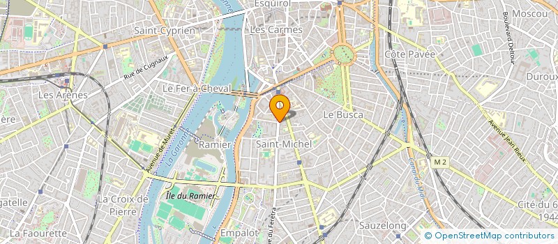 localisation de l'entreprise SCI VINFRANC  TOULOUSE