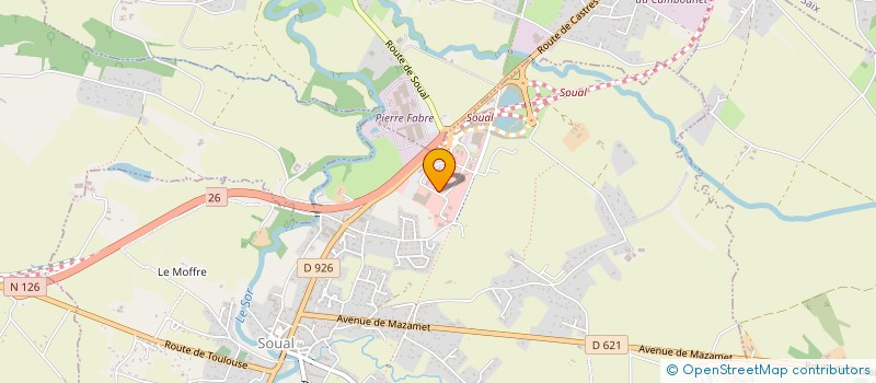 localisation de l'entreprise SCI VINGT 09  SOUAL