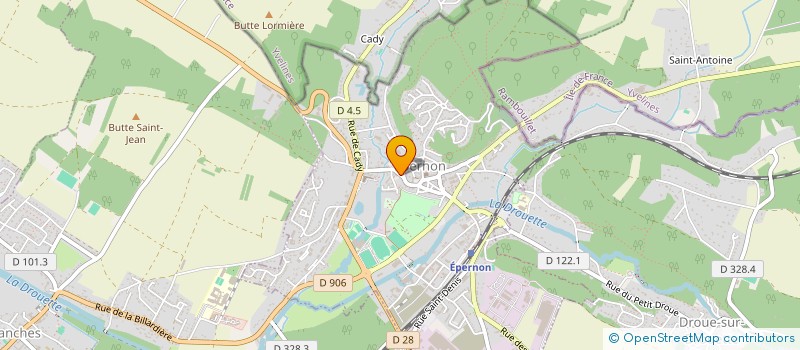 localisation de l'entreprise SCI VINGT CINQ à EPERNON