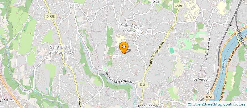 localisation de l'entreprise SCI VINGT-SEPT  SAINT-CYR-AU-MONT-D'OR
