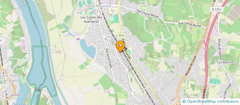 localisation de l'entreprise SCI VINGT-SIX  SAINT-MAURICE-L'EXIL