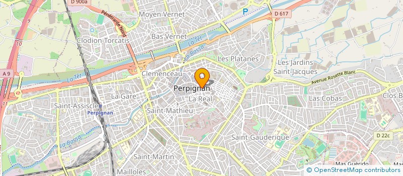 localisation de l'entreprise SCI VINGT TROIS à PERPIGNAN