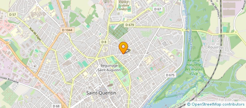 localisation de l'entreprise SCI VINGTQUATRE à SAINT-QUENTIN