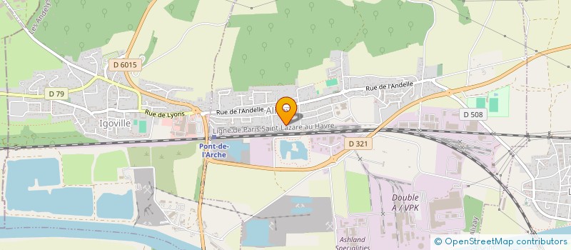 localisation de l'entreprise SCI VINI  ALIZAY